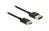 Delock Kabel 4K 60Hz HDMI - Mini-HDMI (HDMI-C), 0.25 m, Schwarz